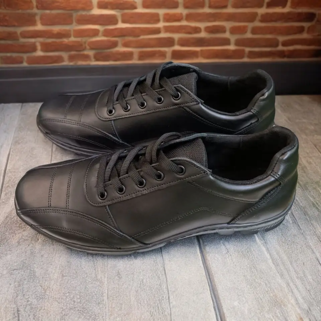 Cizme Din Piele cu Textura Aspră Pentru Bărbați