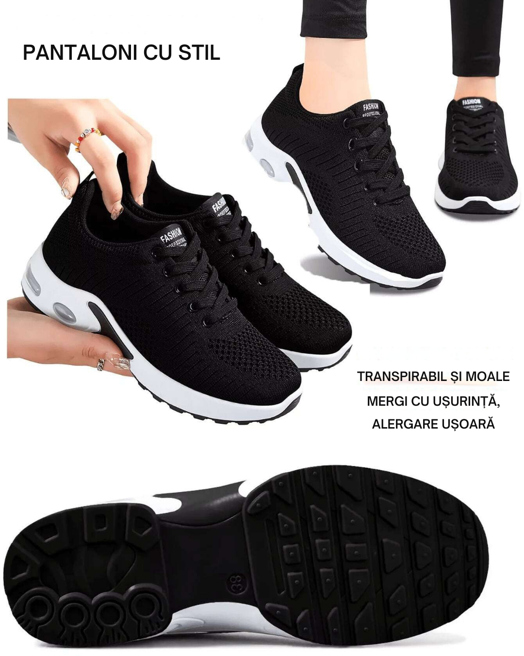 Adidași sports with airy plasă pentru femei®