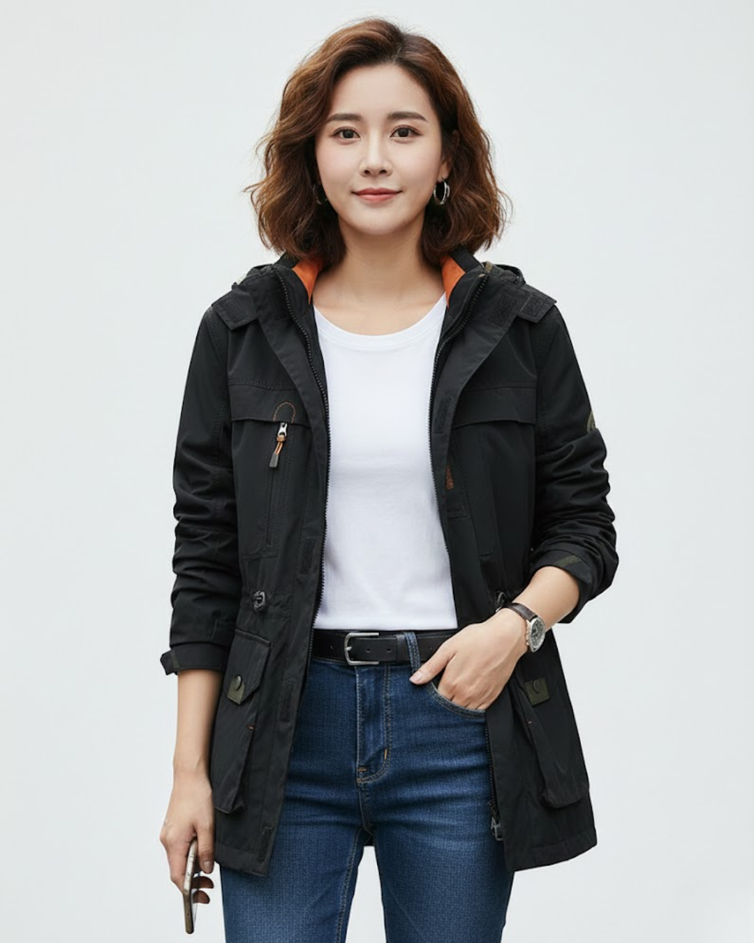 Geacă Cu Protecție Impermeabilă Și Funcție Anti Vânt Unisex 