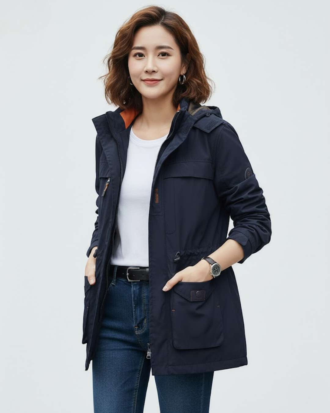 Geacă Cu Protecție Impermeabilă Și Funcție Anti Vânt Unisex 