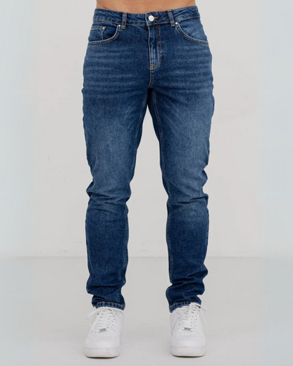 Blugi Classici Confortabili pentru Bărbați 