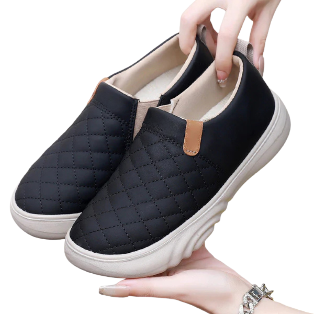 Adidași fără șireturi, căptușiți, pentru femei 