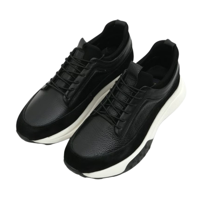 Adidași din natural skin with talpă înaltă pentru bărbați® 