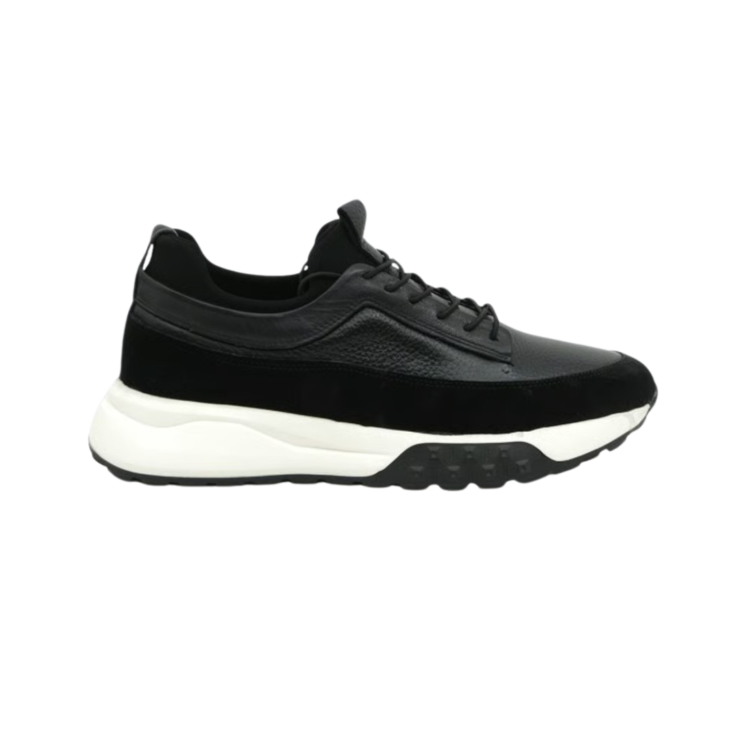 Adidași din natural skin with talpă înaltă pentru bărbați® 