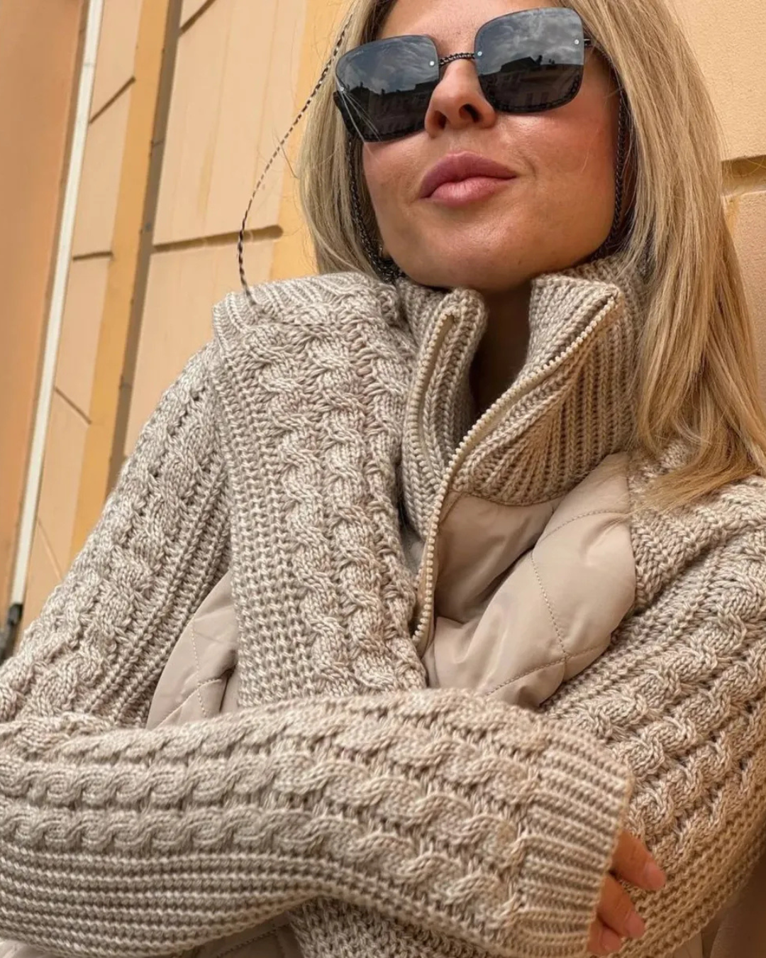 Jachetă casual cu lungi și fermoar pentru bărbați 