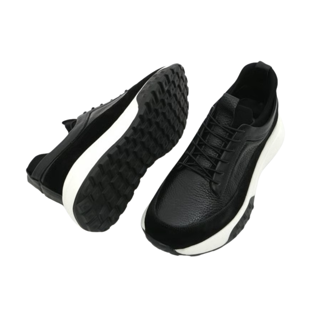 Adidași din natural skin with talpă înaltă pentru bărbați® 