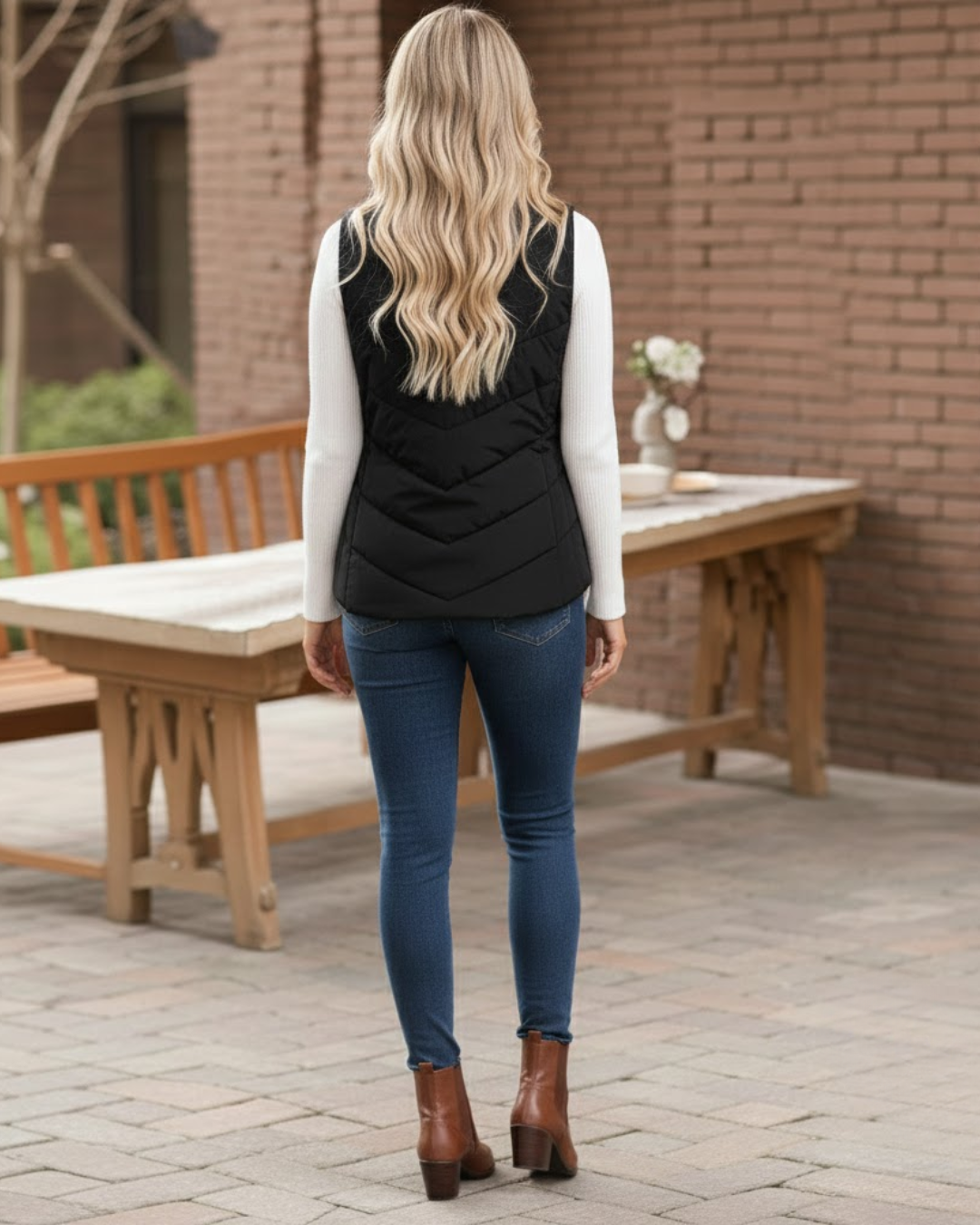 Vestă Matlasată fără Mâneci pentru Confort Termic - Damă®