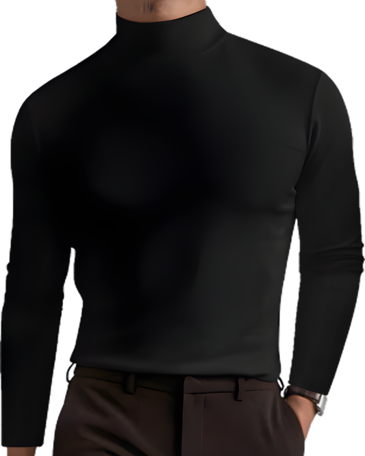 Tricou termic cu guler înalt pentru bărbați 