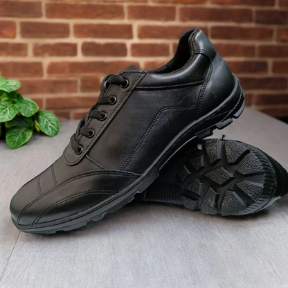 Cizme Din Piele cu Textura Aspră Pentru Bărbați 