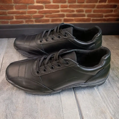 Cizme Din Piele cu Textura Aspră Pentru Bărbați 