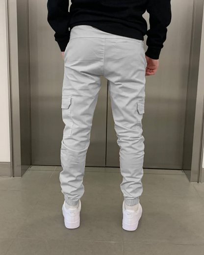 Bărbați bumbac Jogger Cargo Elasticated® 