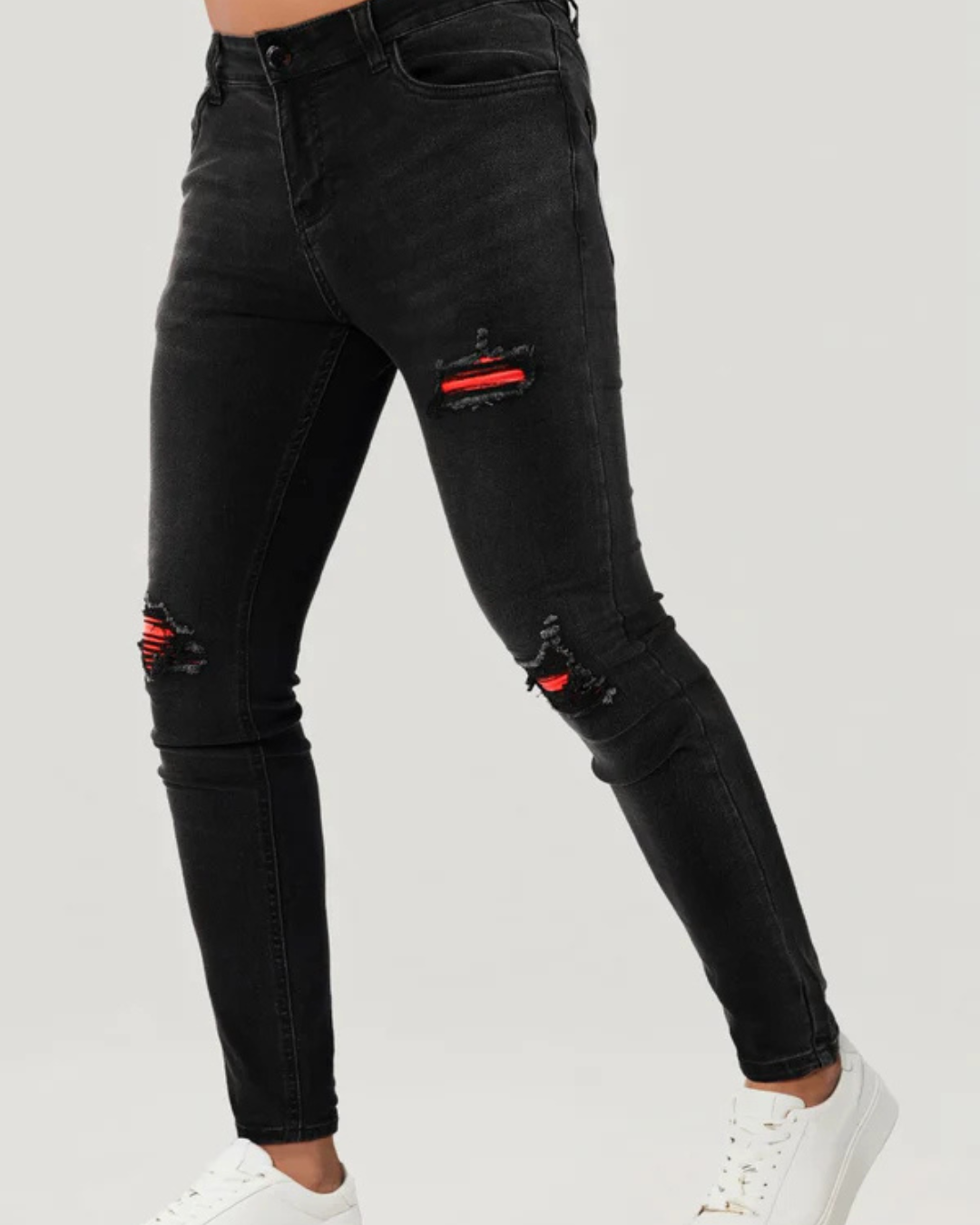 Blugi Slim Fit Elastici pentru Bărbați 