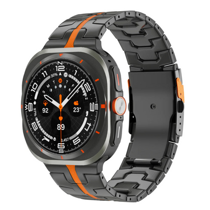 Ceas sportiv cu rea din titan futuristic și funcțional