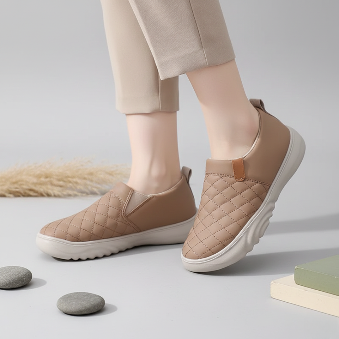 Adidași fără șireturi, căptușiți, pentru femei 