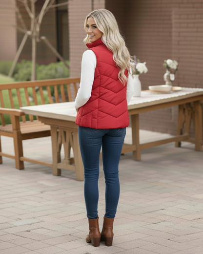 Vestă Matlasată fără Mâneci pentru Confort Termic - Damă®