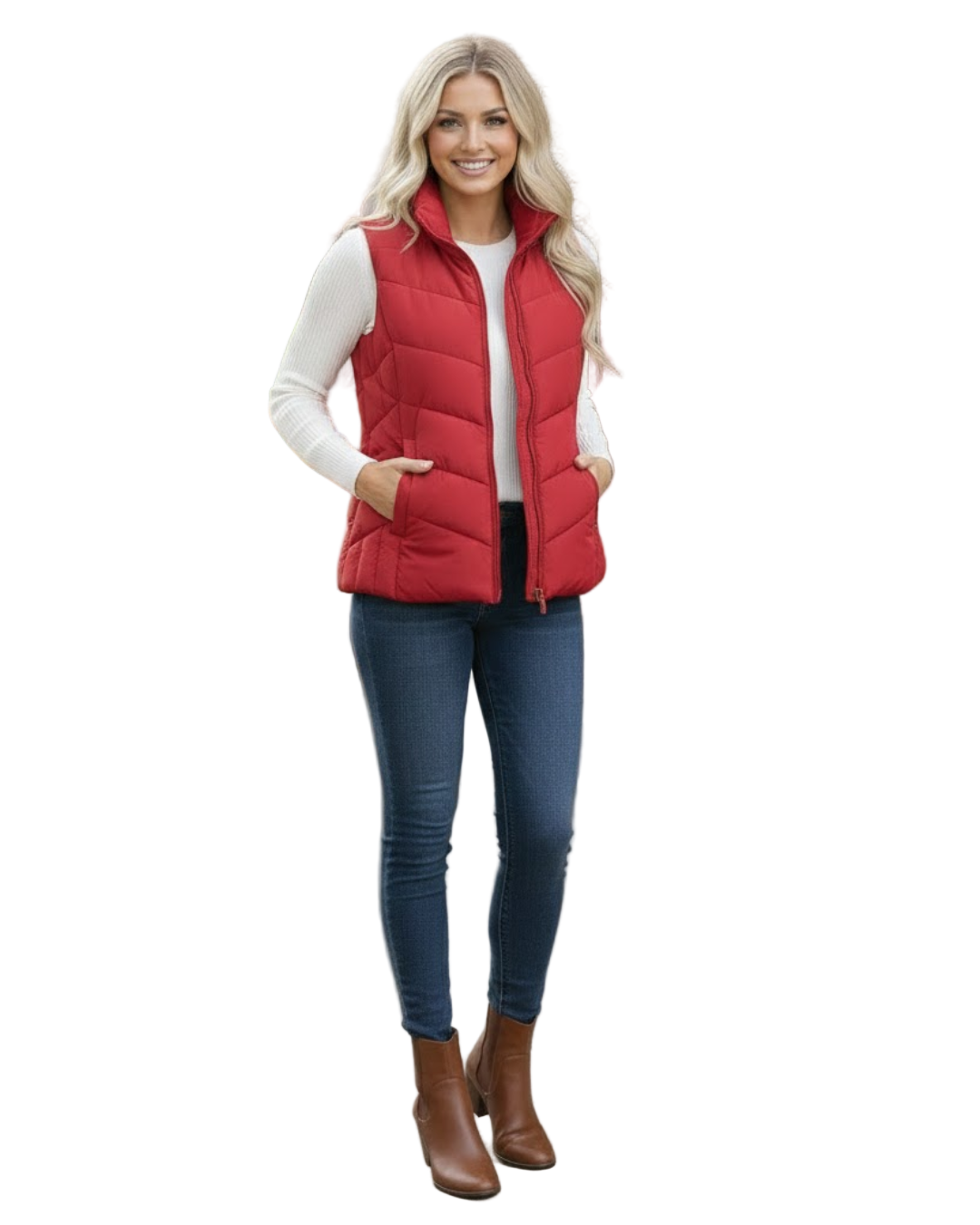 Vestă Matlasată fără Mâneci pentru Confort Termic - Damă®