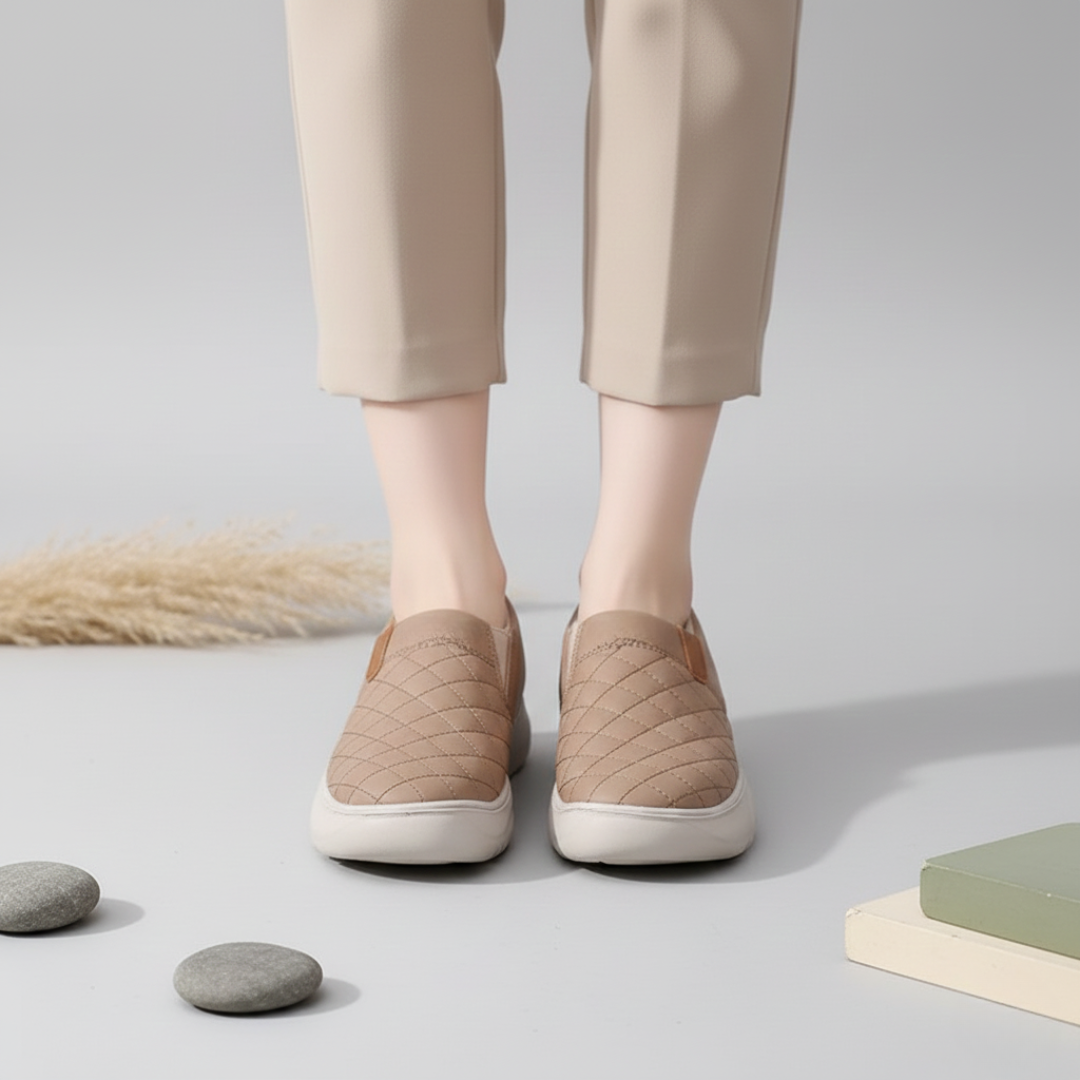 Adidași fără șireturi, căptușiți, pentru femei 