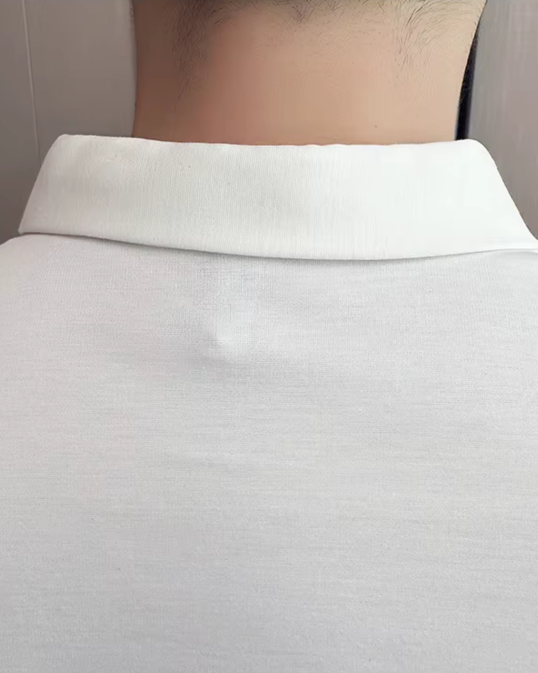 Elasticitate Ridicată Ușoară Moale și Rezistenta la încrețire Cămașă Polo Pentru Bărbați în Culoare Solidă 