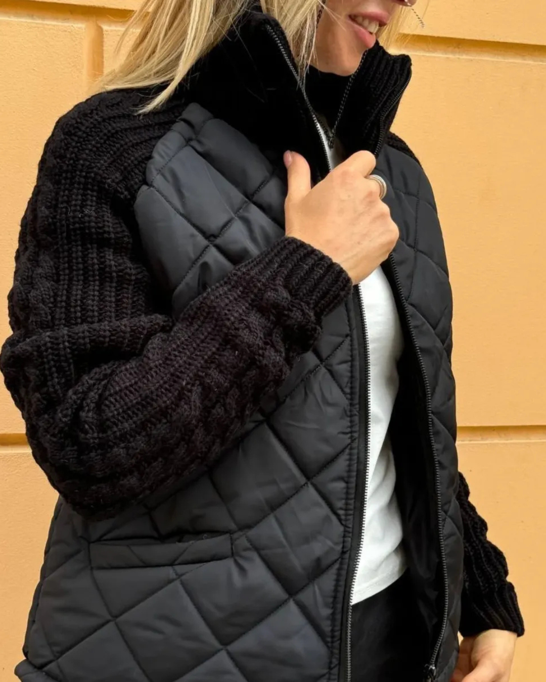 Jachetă casual cu lungi și fermoar pentru bărbați 