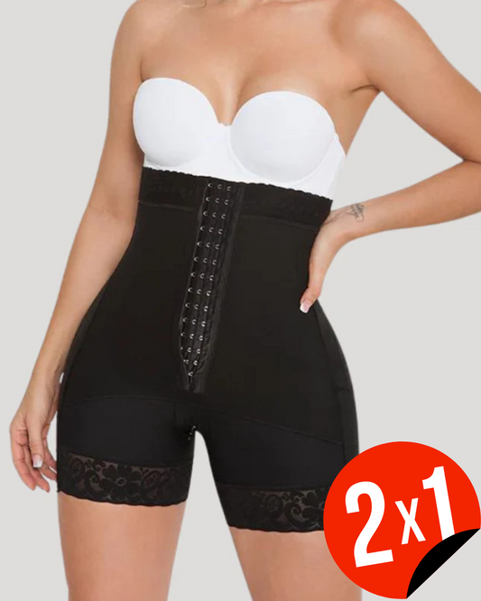 Brâu cu talie înaltă scurt cu Snaps (OFFERTĂ 2X1)®